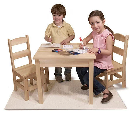 Wooden play bicycles for cycling pretend​ #2427MD Wooden Table & Chairs 3-Piece Set