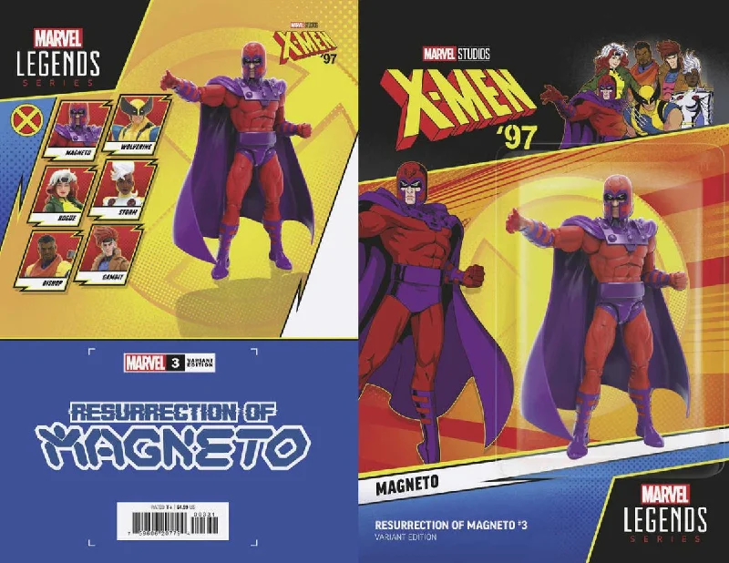 Stranger Things Demogorgon and Character Action Figures​ Resurrection Of Magneto #3 X-Men 97 Magneto Action Figure Variant [Fhx]