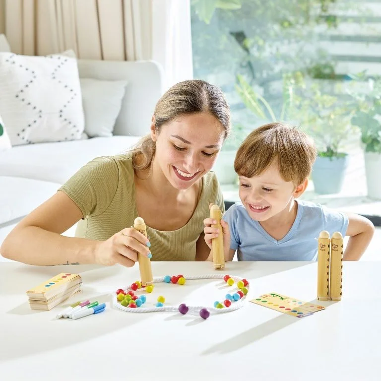 Wooden rattles for baby play​ Bamboo Rapido