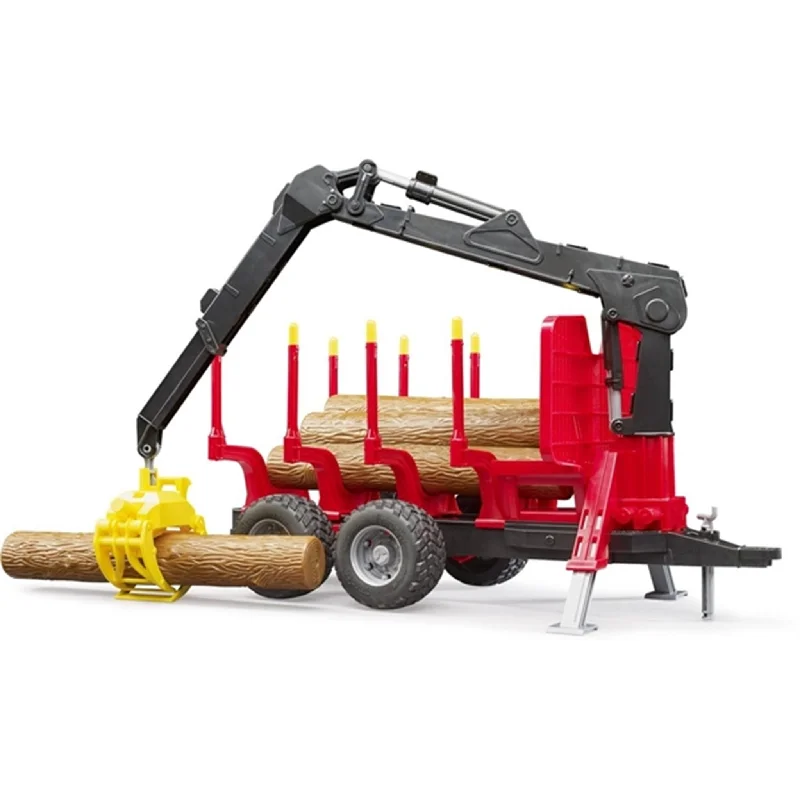 Railroad ballast for stability of the tracks Bruder Forestry Trailer with Loading Crane Railroad ballast for stability of the tracks Bruder Forestry Trailer with Loading Crane