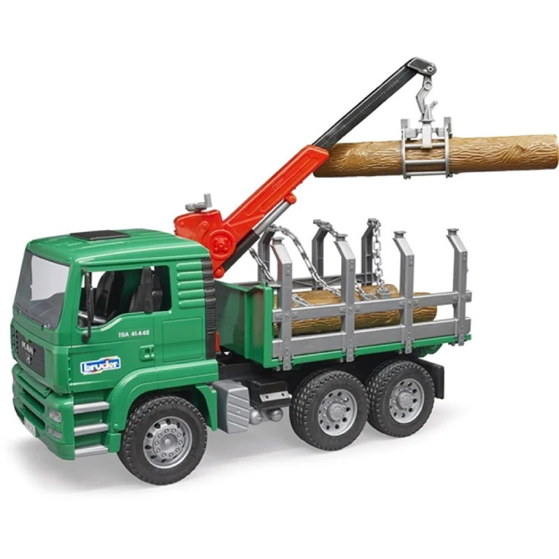 Model train locomotives in various scales Bruder MAN TGA Timber Truck with Loading Crane Model train locomotives in various scales Bruder MAN TGA Timber Truck with Loading Crane