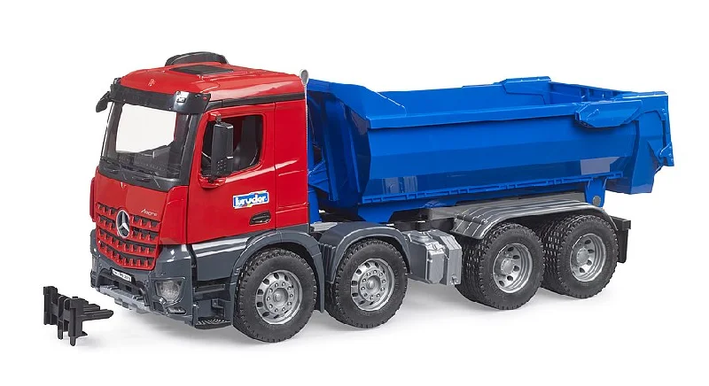 Train locomotives with different power sources​ bruder MB Arocs Halfpipe Kipper LKW