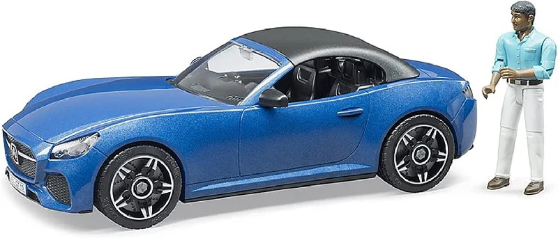 Classic cars for collectors and vintage enthusiasts BRUDER Roadster Sports Car with Driver Classic cars for collectors and vintage enthusiasts BRUDER Roadster Sports Car with Driver
