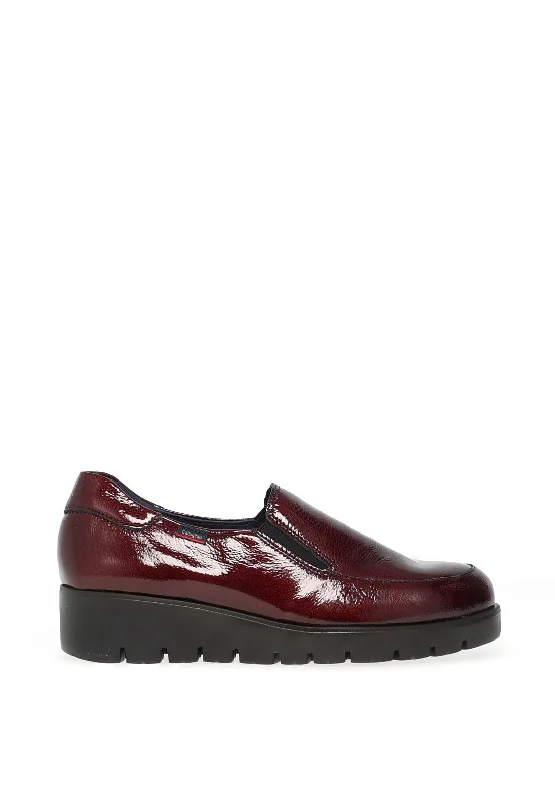 CallagHan Patent Slip On Shoes, Wine