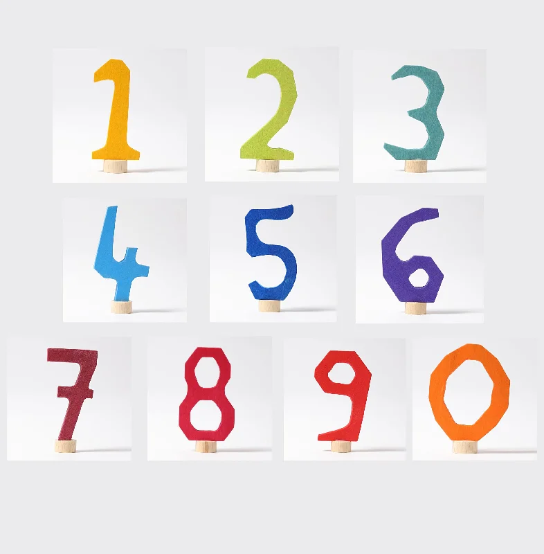 Wooden sensory toys for tactile exploration Anthroposophical Numbers - For Birthday Ring or Celebration Ring - Grimm's Wooden Toys Wooden sensory toys for tactile exploration Anthroposophical Numbers - For Birthday Ring or Celebration Ring - Grimm's Wooden Toys