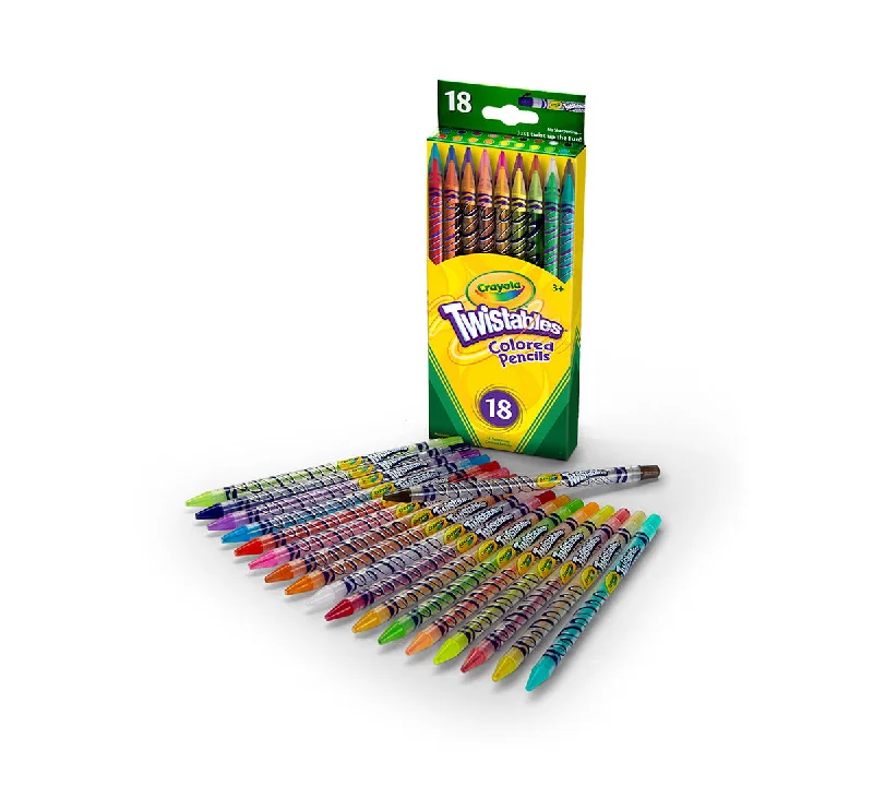 Charcoal sticks for dramatic black - and - white drawings Crayola "Twistables" Coloured Pencil Set - Choose Your Size Charcoal sticks for dramatic black - and - white drawings Crayola "Twistables" Coloured Pencil Set - Choose Your Size