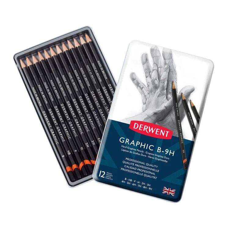 Printmaking supplies for creating handmade prints at home Derwent "Graphic" Professional Graphite Pencil Set - Choose Your Pack Printmaking supplies for creating handmade prints at home Derwent "Graphic" Professional Graphite Pencil Set - Choose Your Pack