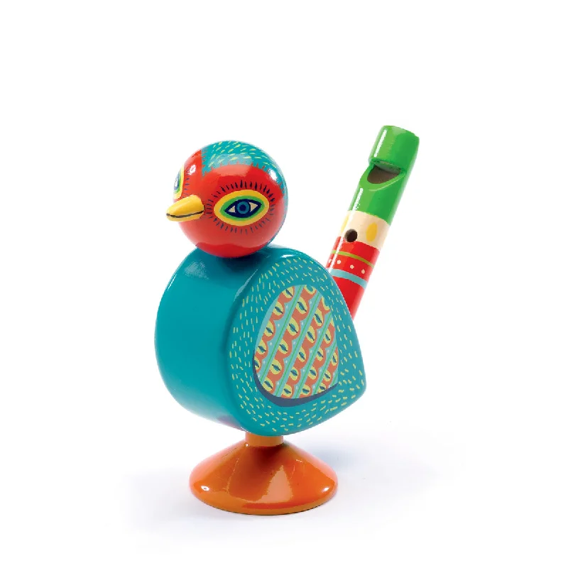 Wooden sensory toys for tactile exploration​ Djeco Animambo Whistle