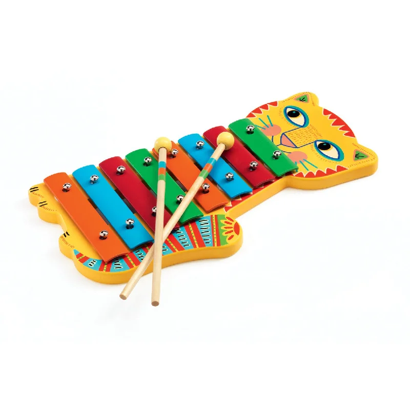 Wooden gardening toys for outdoor learning​ Djeco Animambo Métallophone