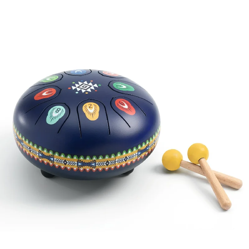 Wooden seesaw toys for outdoor interaction​ Djeco Steel Tongue Drum