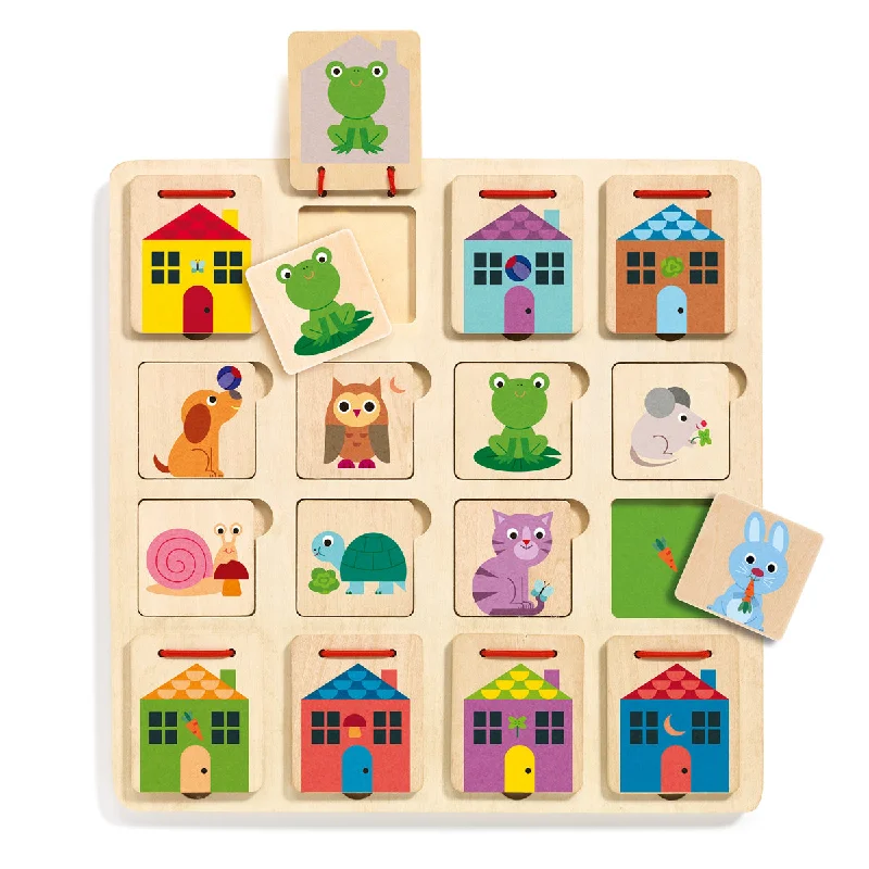 Wooden play fire stations for fire - fighting pretend​ Djeco Wooden Toy - Cabanimo