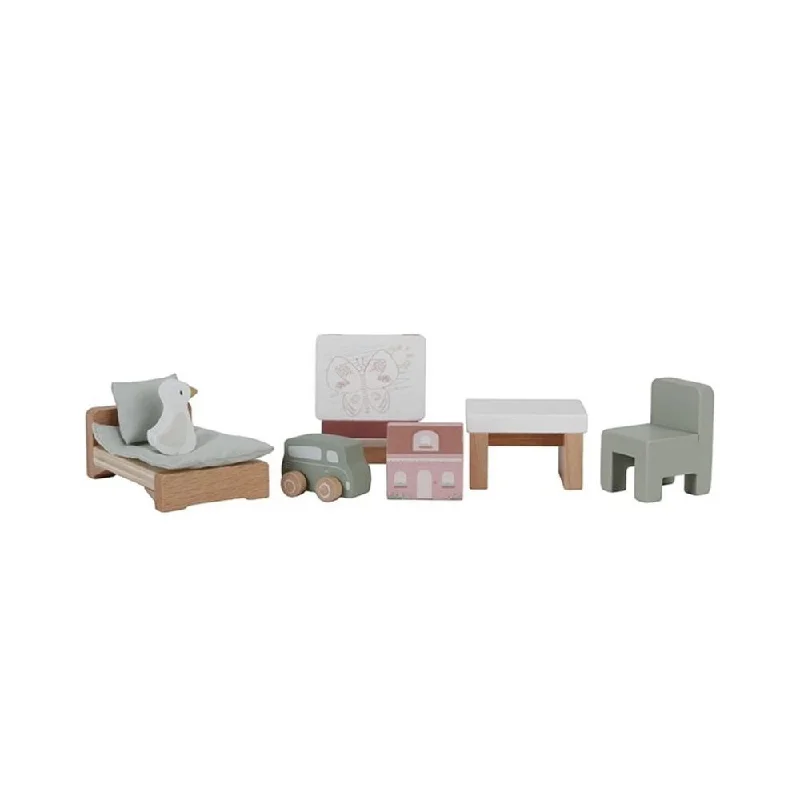 Wooden toy cars with smooth - rolling wheels​ Dollhouse Children's Room Furniture