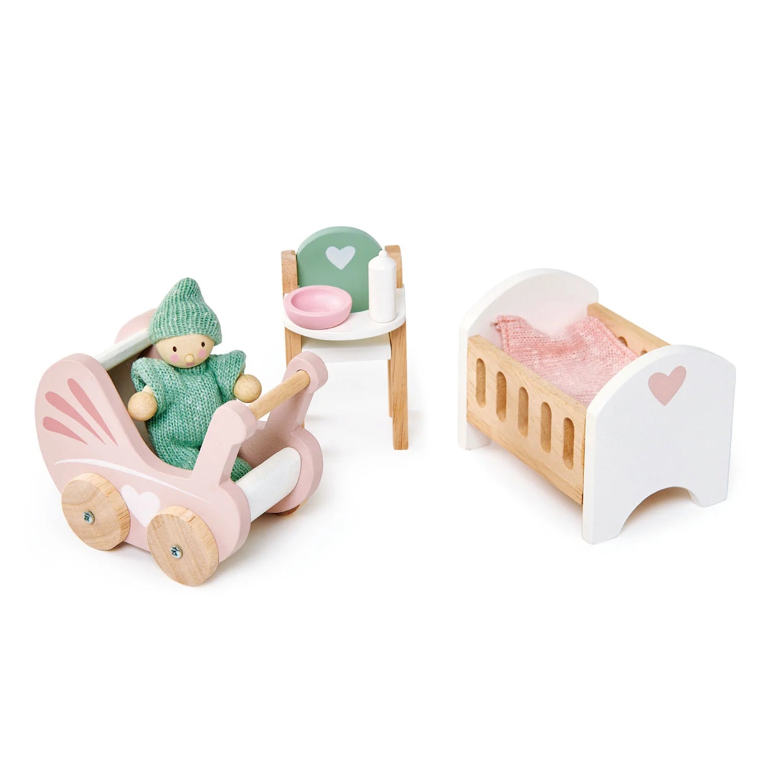 Wooden xylophones for making music​ Dollhouse Nursery Set