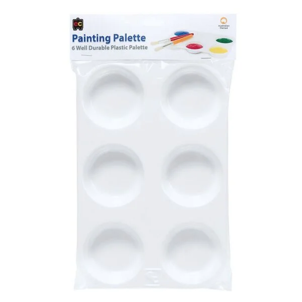 Handicraft supplies for making baby shower gifts​ EC 6 Well Paint Palette
