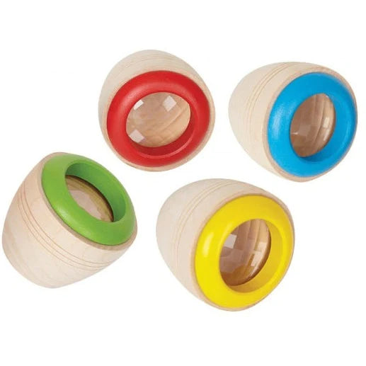 Wooden binoculars for pretend exploration​ Eye Spy | Hape