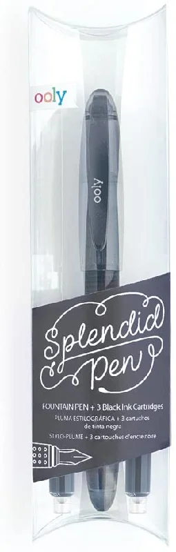 Art supplies for creating art - based magnets​ Splendid Fountain Pen Set - Black