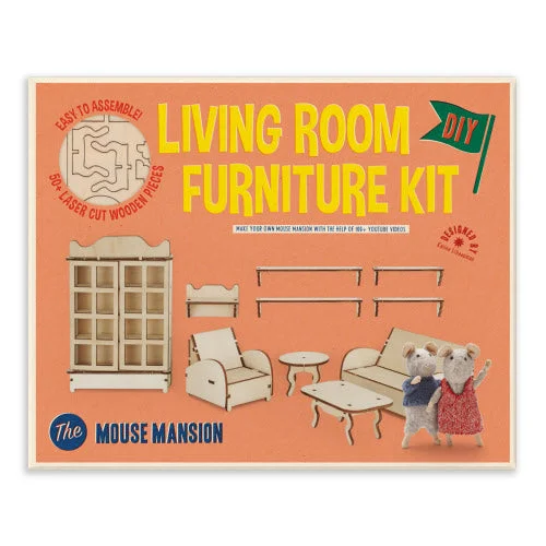 Wooden play restaurants for role - playing Furniture Kit - Living Room | The Mouse Mansion Wooden play restaurants for role - playing Furniture Kit - Living Room | The Mouse Mansion