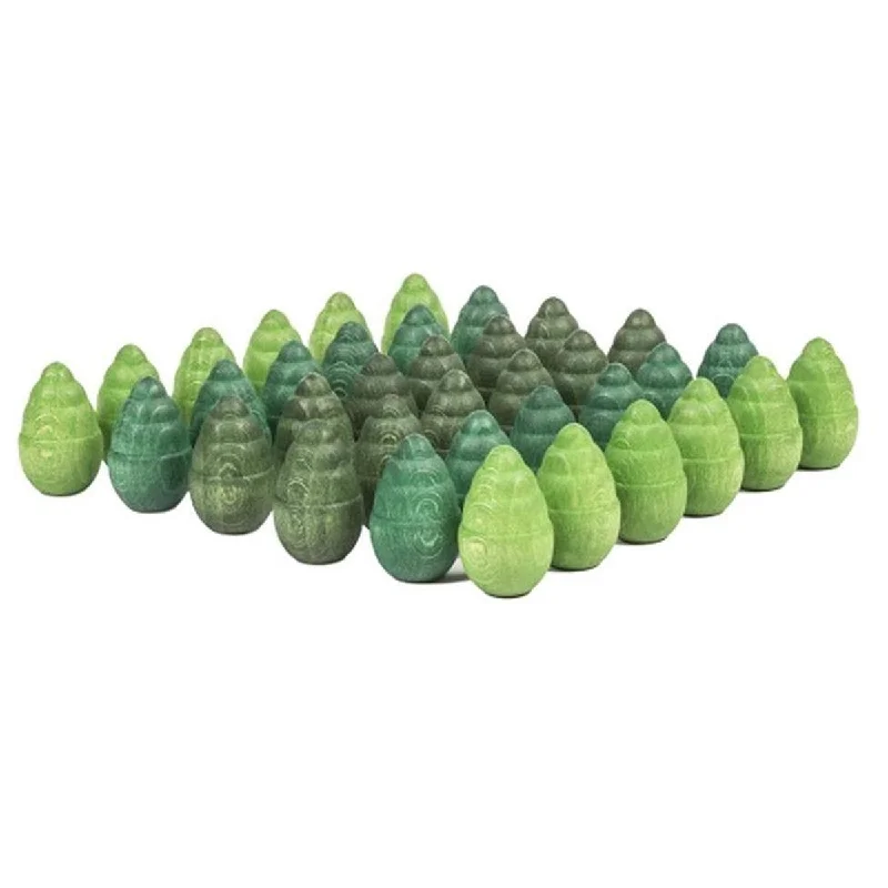 Wooden play theaters for performing arts​ Grapat mandala trees 36 pcs