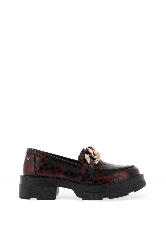 Kate Appleby Balloch Chunky Loafers, Wine