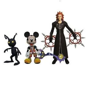 Marvel Avengers Action Figures with Exclusive Accessories​ Kingdom Hearts Mickey Mouse, Axel, and Shadow Action Figure Set