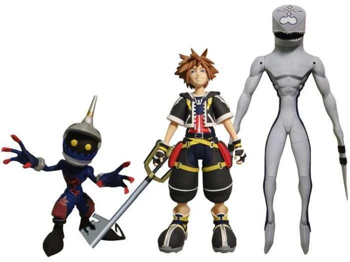 Disney Princess Action Figures for Toddlers​ Kingdom Hearts Sora, Dusk, and Soldier Action Figure Set