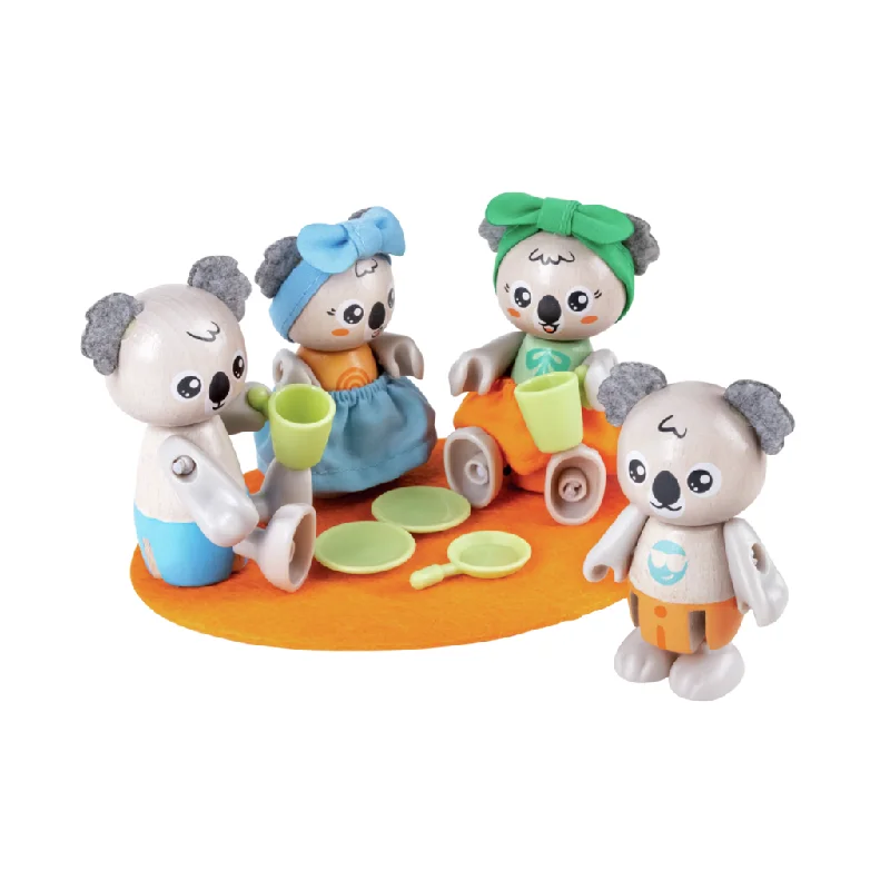 Wooden pull - along toys for active toddlers​ Koala Family