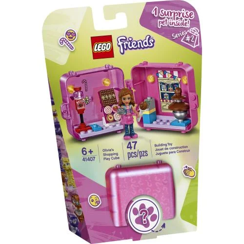 Frozen Elsa and Anna Action Figures​ Lego Friends Olivia's Shopping Play Cube (Series 2) - 41407