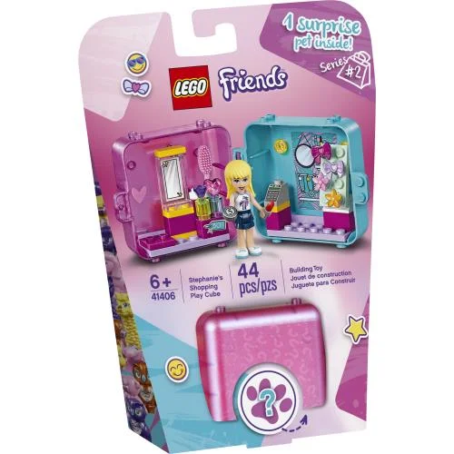 Incredibles Family Action Figures​ Lego Friends Stephanie's Shopping Play Cube (Series 2) - 41406