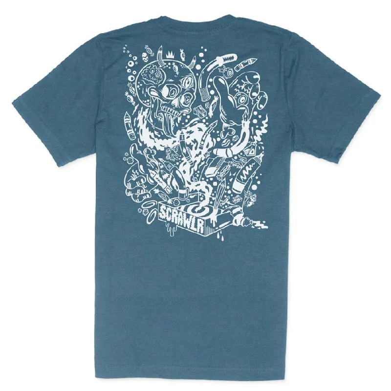 Art supplies for making personalized bookmarks​ Scrawlr State Of Mind Reboot TShirt