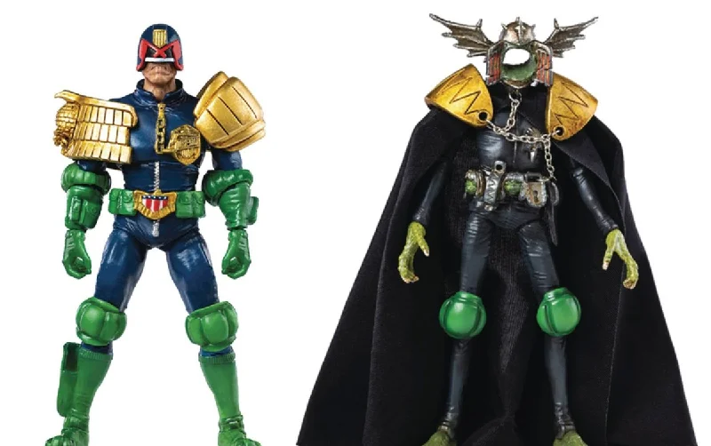 SpongeBob SquarePants Character Action Figures Judge Dredd Gaze Into Fist Of Dredd PX 1/18 Scale Action Figure 2 Pack SpongeBob SquarePants Character Action Figures Judge Dredd Gaze Into Fist Of Dredd PX 1/18 Scale Action Figure 2 Pack
