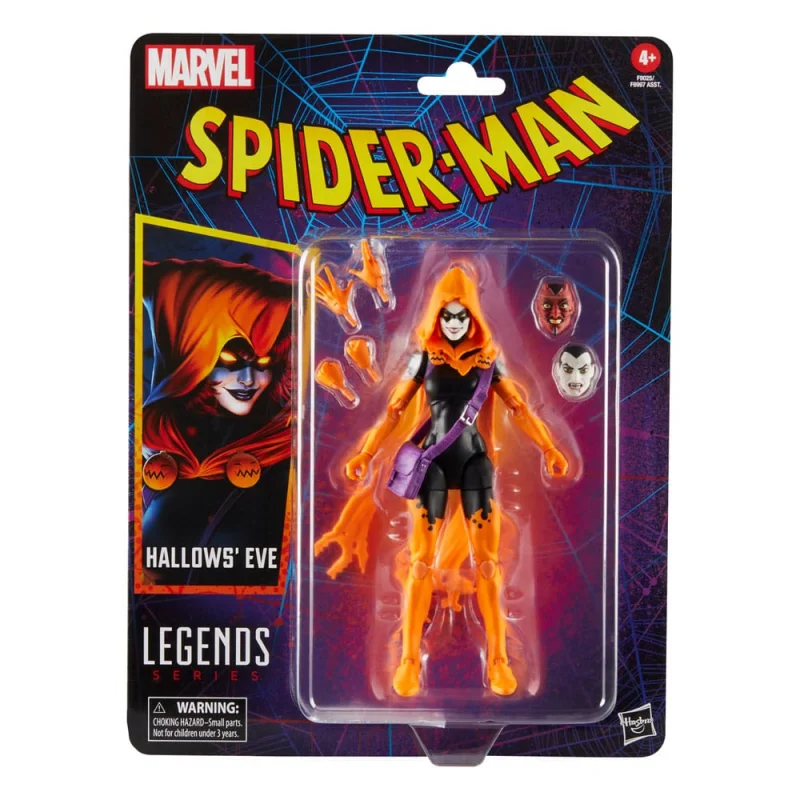 Hasbro Marvel Legends Series Action Figures​ Marvel Legends Spiderman Retro Hallows Eve