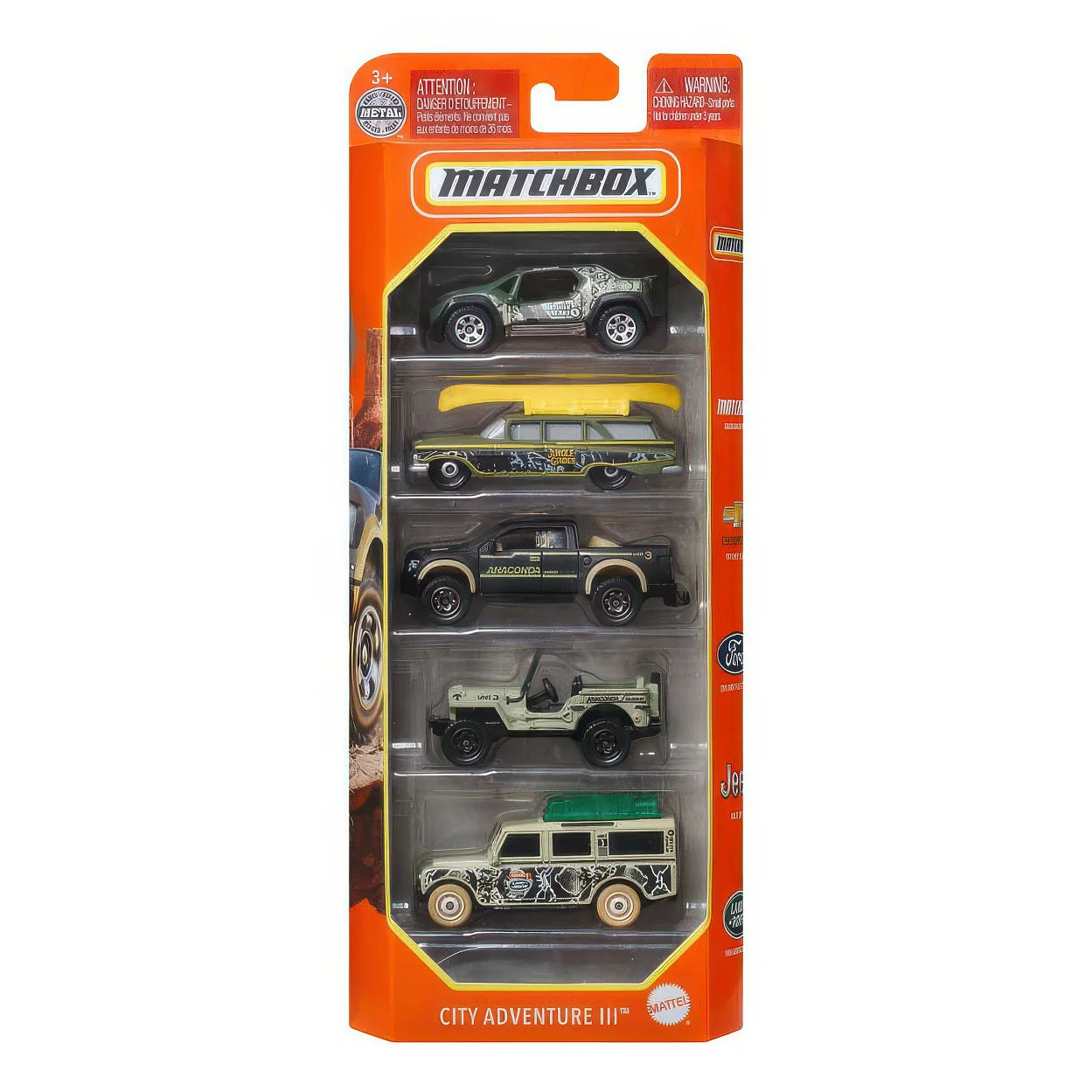 Model trains for hobbyists and collectors​ Matchbox 5-Car Gift Pack Assortment