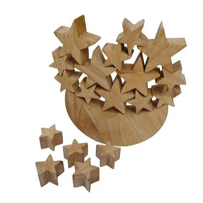 Wooden memory games for enhancing memory​ Moon and Star Balancing Game