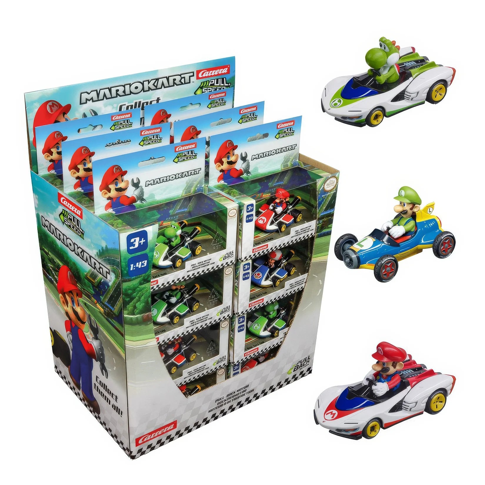 ATVs (All - Terrain Vehicles) for off - road recreation Nintendo Super Mario Kart 8 1:43 Scale Auto Pull-Back Cars- Assorted ATVs (All - Terrain Vehicles) for off - road recreation Nintendo Super Mario Kart 8 1:43 Scale Auto Pull-Back Cars- Assorted