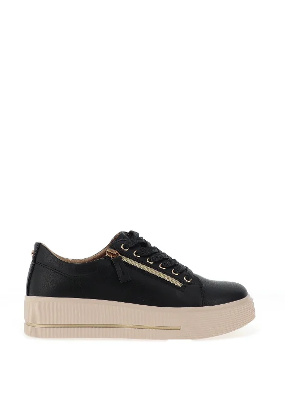 Patrizio Como Ravenna Platform Trainers, Black