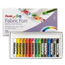 Drawing pencils with different lead hardness for detailed sketches Pentel "Fabric Fun" Pastel Dye Stick Sets (Choose Your Size) Drawing pencils with different lead hardness for detailed sketches Pentel "Fabric Fun" Pastel Dye Stick Sets (Choose Your Size)