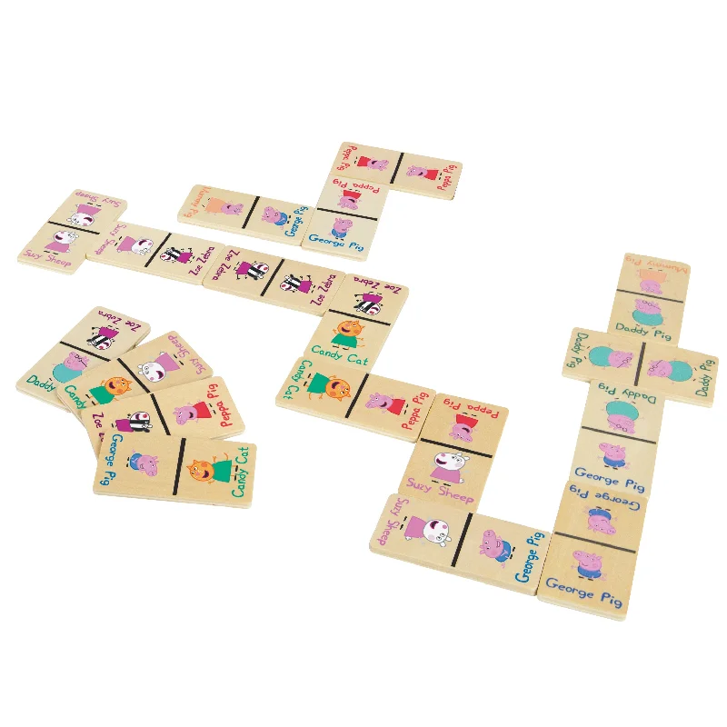 Wooden play hospitals for doctor - patient play​ Peppa Pig - Dominoes