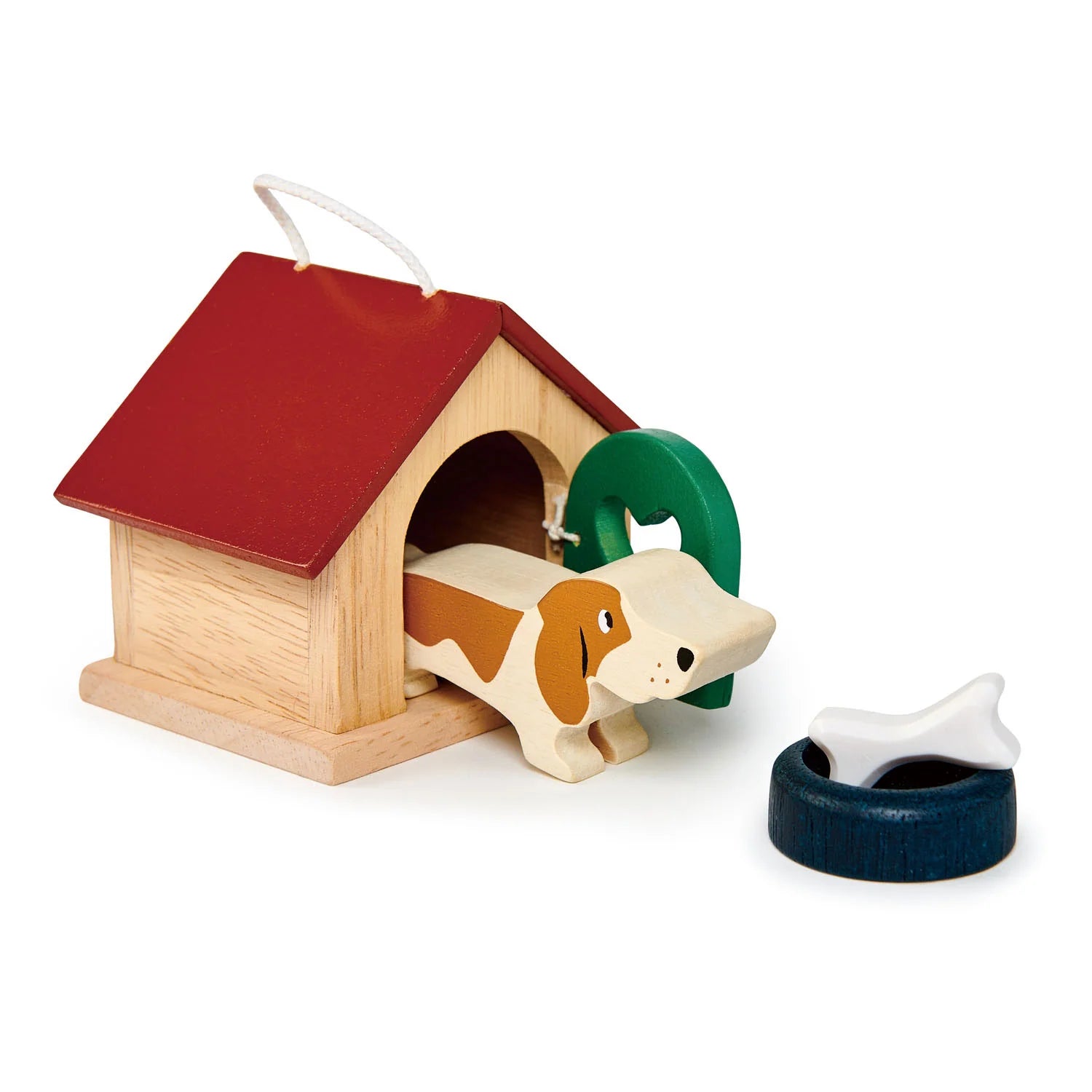 Wooden play train stations for train play​ Pet Dog Set