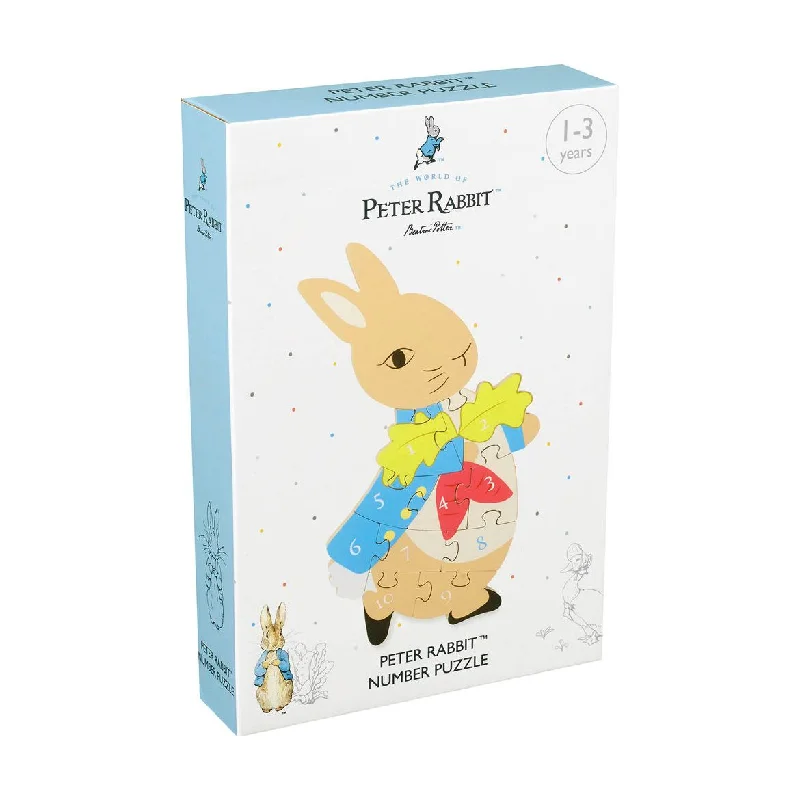 Wooden musical instruments for kids' music exploration​ Peter Rabbit Number Puzzle