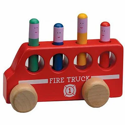Wooden play police stations for law - enforcement play​ Pop Up Fire Truck