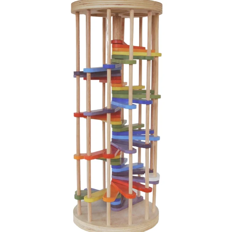 Wooden ride - on toys for outdoor fun​ Pound A Ball Tower