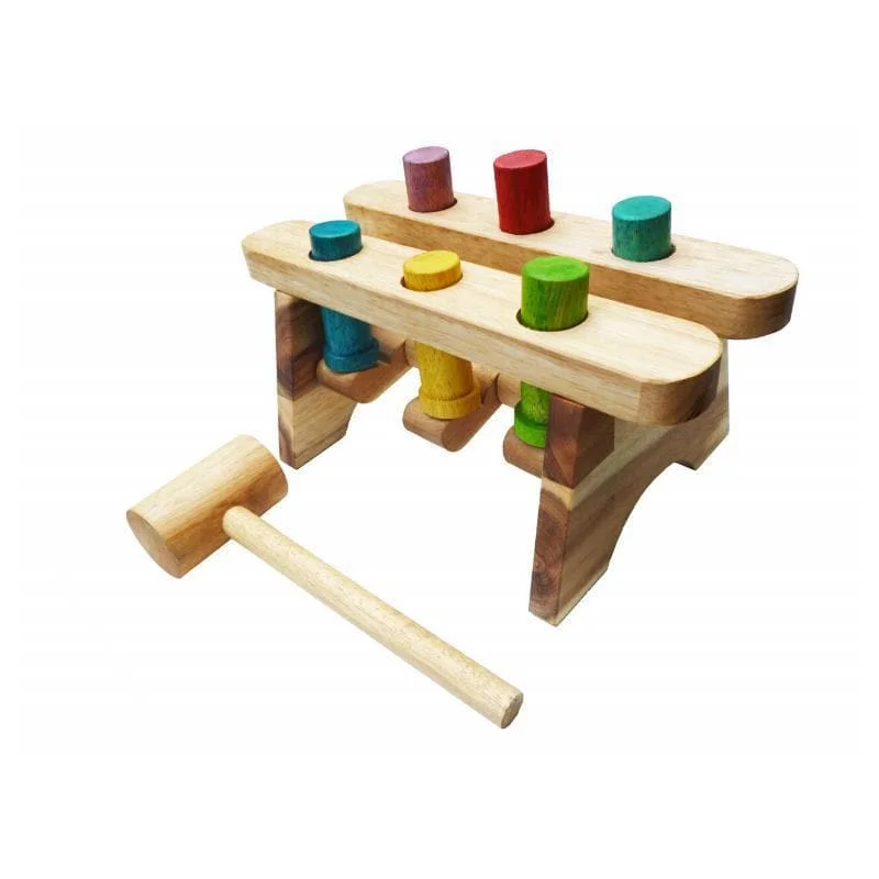 Wooden ride - on toys for outdoor fun​ Pound a Peg