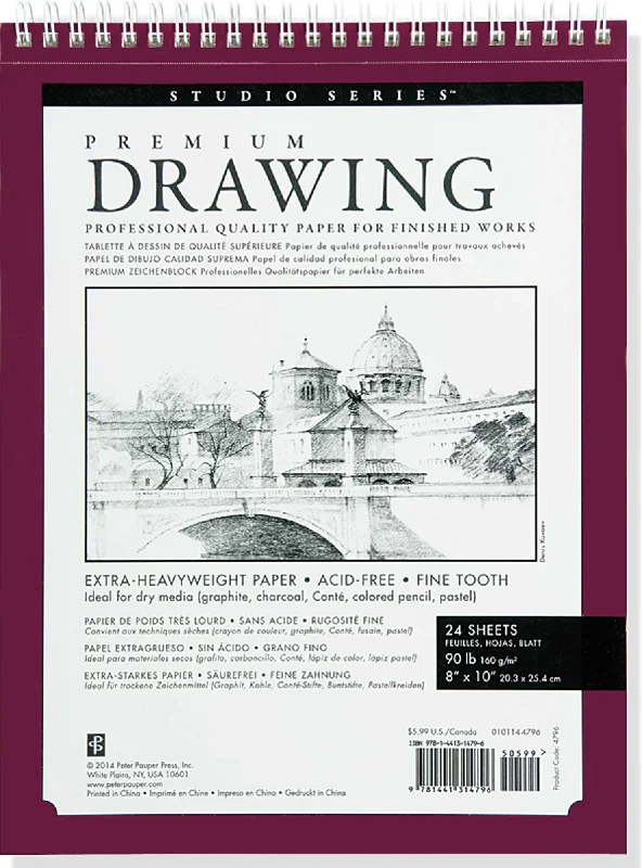 Digital art supplies for tablet - based artists Studio Series Premium Drawing Pad (8 x 10) Digital art supplies for tablet - based artists Studio Series Premium Drawing Pad (8 x 10)