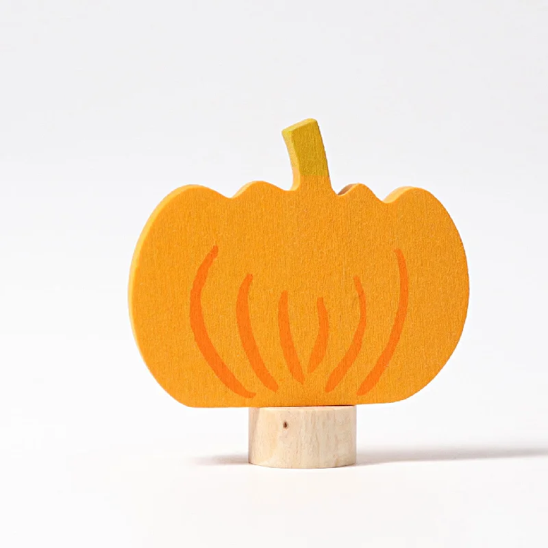 Wooden play construction sites for building play Pumpkin Decorative Figure - For Birthday Ring or Celebration Ring - Grimm's Wooden Toys Wooden play construction sites for building play Pumpkin Decorative Figure - For Birthday Ring or Celebration Ring - Grimm's Wooden Toys