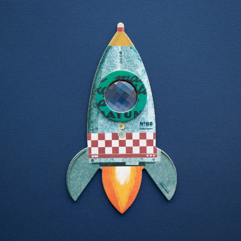 Wooden play airports for transportation role - play​ Rocket Eye by Londji