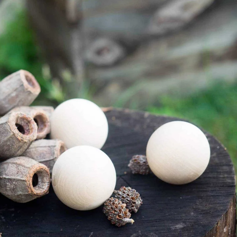 Educational wooden toys for toddlers' cognitive development Round Wooden Balls - Set of 3 Educational wooden toys for toddlers' cognitive development Round Wooden Balls - Set of 3
