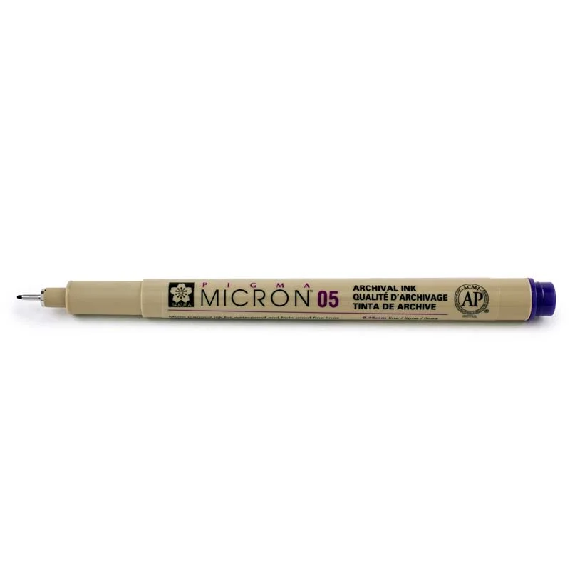 Embroidery floss in a wide range of colors for stitching Sakura Pigma Micron 05 - Purple Embroidery floss in a wide range of colors for stitching Sakura Pigma Micron 05 - Purple