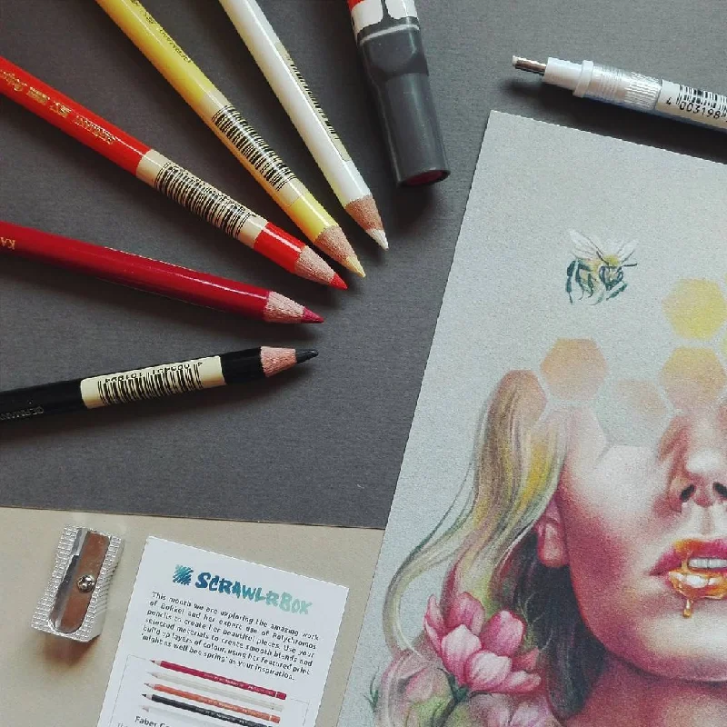 Pressed - flower art supplies for preserving and using flowers​ ScrawlrBox #011