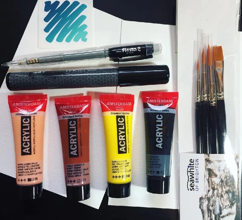 Stencils for painting and handicrafts in various designs​ ScrawlrBox #018