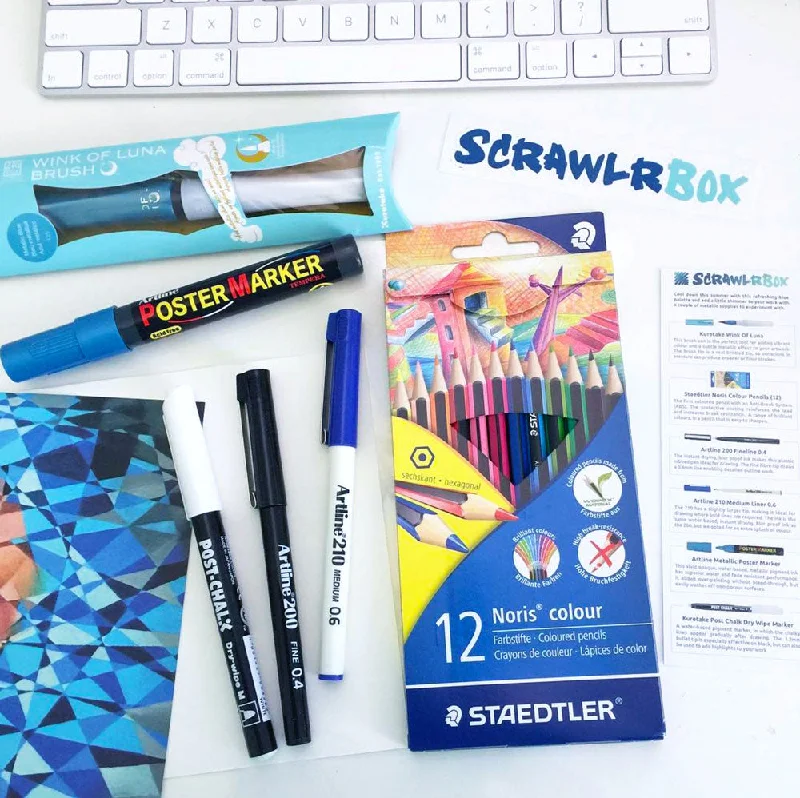 Professional art supplies for fine - art exhibitions​ ScrawlrBox #023